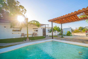 Incredible in-town pool house with BBQ area!